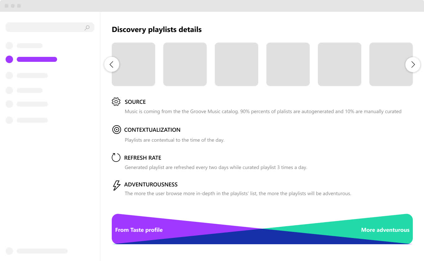 Recommendation settings